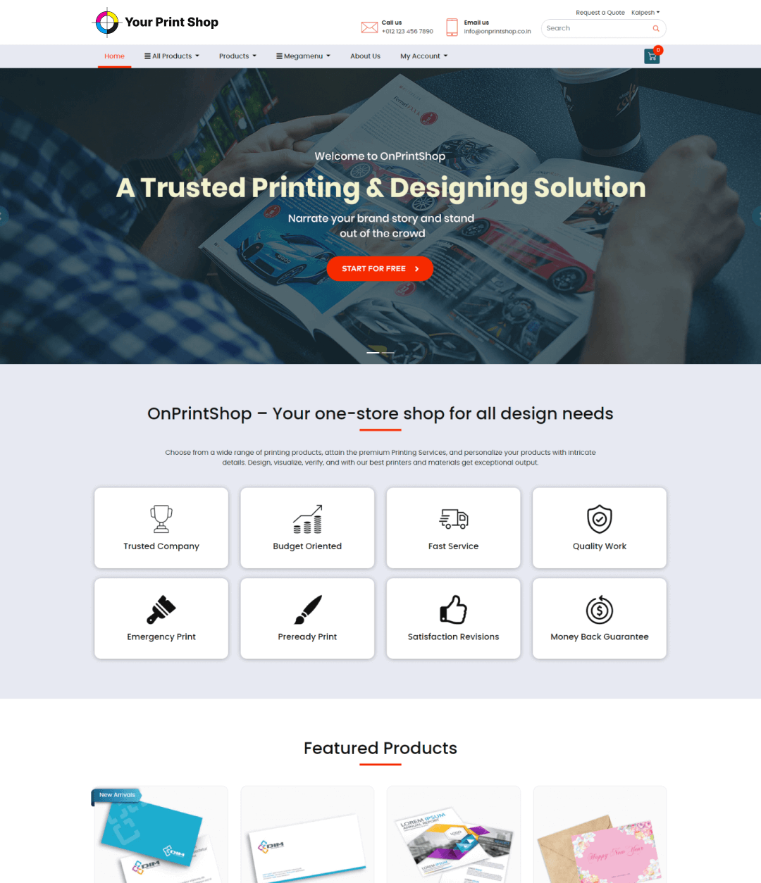 Website Theme - Emerald